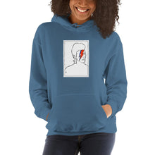 Load image into Gallery viewer, David Bowie - Aladdin Sane Line Art - Unisex Hoodie - YellowBlockShop