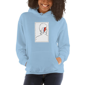 David Bowie - Aladdin Sane Line Art - Unisex Hoodie - YellowBlockShop