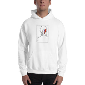 David Bowie - Aladdin Sane Line Art - Unisex Hoodie - YellowBlockShop