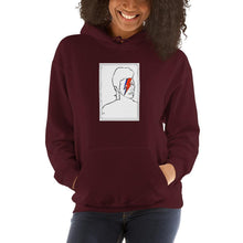 Load image into Gallery viewer, David Bowie - Aladdin Sane Line Art - Unisex Hoodie - YellowBlockShop
